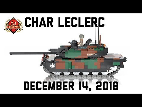 Char Leclerc - Main Battle Tank - Custom Military Lego