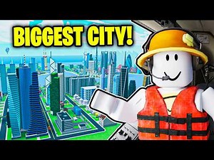 I Built the BIGGEST City in Roblox History!