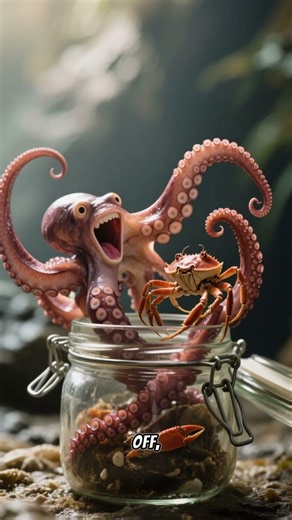 This Octopus is Smarter Than a Human? 🐙🧠 #facts #fascinatinginformation #amazingfacts #animals