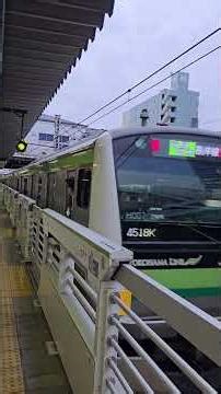 【横浜線 根岸線直通 各駅停車 桜木町行】【横浜線 下り 各駅停車 八王子行】E233系6000番台 東神奈川駅 #横浜線 #根岸線直通 #各駅停車 #桜木町行#八王子行#JR線#乗降促進メロディー