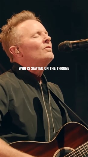 All powers cry out in answer. All Glory and praise forever. To our God, the Father, Son, and Holy Spirit, Amen. We sing, AMEN. #TheFirstHymn | Chris Tomlin