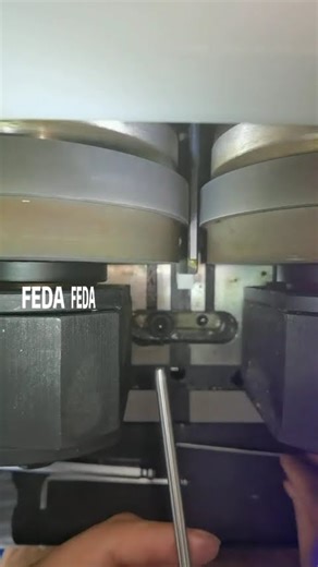 FEDA Two-Roller Thread Rolling Machine – Full-Scenario Coverage for Straight Knurling!#manufacturing