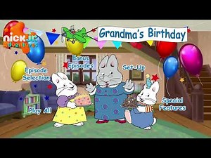 Grandma's Birthday DVD Menu