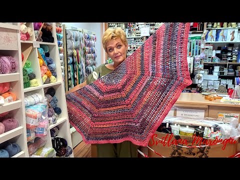 Tutorial Uncinetto: Scialle Semi-Tondo all'uncinetto