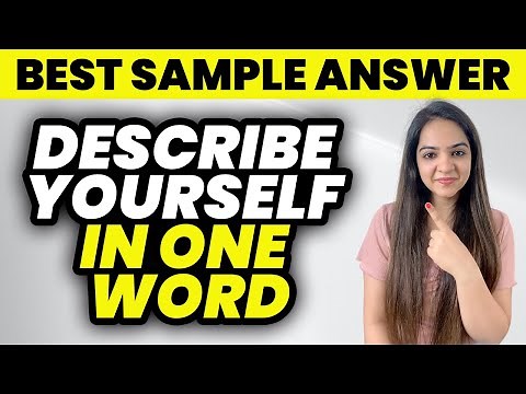 Interview Question: Describe Yourself In One Word