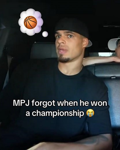 MPJ had to think when he WON A RING😭