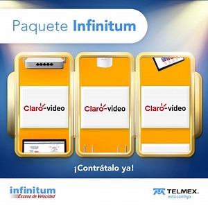 Con tu Paquete Infinitum tienes todas las de ganar.🏆 Netflix, va por nuestra cuenta durante 6 meses por el mismo precio de tu Paquete Infinitum. Contrátalo aquí ➡️ https://sge.st/Infinitum_Paquetes #ExcesodeVelocidad #internetwifi #Netflix #Clarovideo | Infinitum