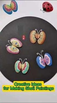 Creative Ideas for Making Shell Paintings – Easy DIY Seashell Art #diy #usashorts #canada #usa