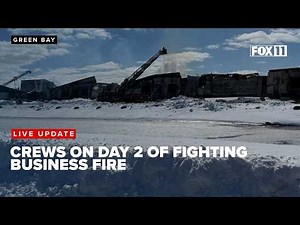 Green Bay Fire issues update on business blaze still active after 24 hours
