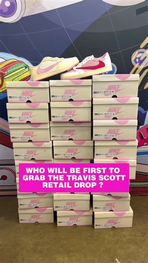 Travis Scott Pink Shoes Retail Drop at Sneaker Con Dallas — July 11–12
