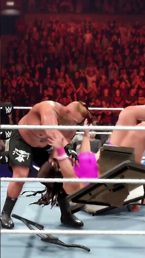 💥WWE2K25 –Brock Lesnar vs. Sneha 🎮Iron Man Match🔥Intergender Wrestling Gameplay💪(Part-16)#Shorts