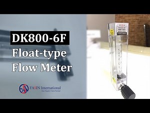 DK800 float-type Flow Meter | DK800-6F | Glass Tube Flowmeter | Variable Area Flowmeter | Rota Meter