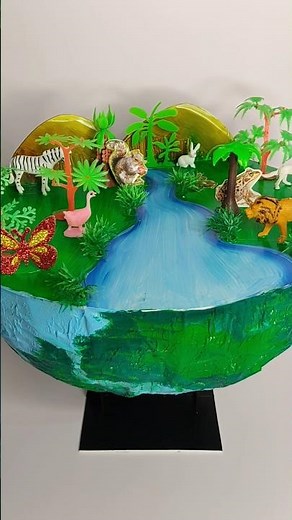 innovative model for science exhibition | Forest Ecosystem | science project #science #project