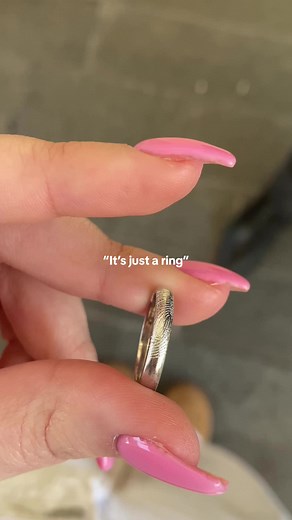 Unique Fingerprint Wedding Rings for Couples | Smadar Edri Jewelry