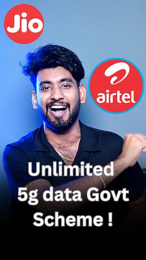 Abhijith V Nair | Unlimited 5G Data Government’s Scheme! 🚀😱 Get ready for the 5G Revolution in India🇮🇳 with the Government’s groundbreaking Unlimited 5G Data... | Instagram