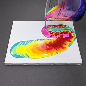 3.9M views · 2.3K reactions | Check out these creative acrylic pouring techniques ! | MetDaan | Facebook