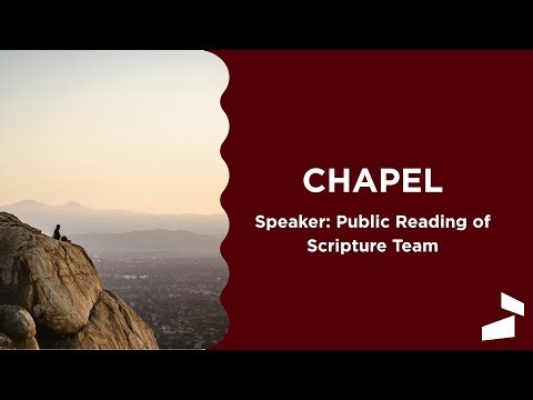 Chapel | 10/15/25 | Calvin Seminary