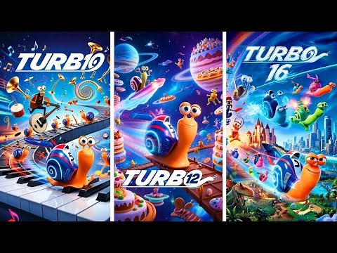 Turbo Poster Evolution 2000 to 2100 | MagicArc