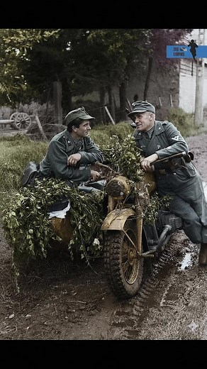 1.7M views · 22K reactions | German Panzer troops are seen utilizing the motorcycle with sidecar during the fierce fighting in France in the summer of 1944; the R75 was an engineering masterpiece for its time because it featured a locking differential that could send power to both the motorcycle's rear wheel and the sidecar's wheel, creating an indispensable, all-terrain two-wheel drive vehicle. #ww2 #army #military #Motorcycle | The War Rooms | Facebook
