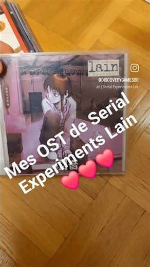 Mes OST de Serial Experiments Lain ❤️❤️❤️ #geek #anime #animegeek #ost #serialexperimentslain