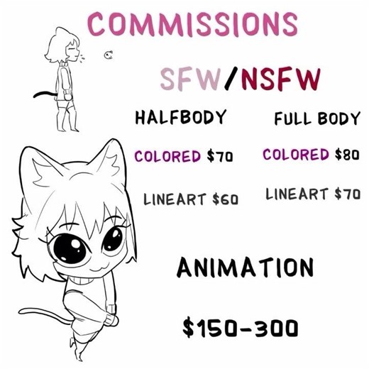 New Commission Sheet is Live! 🎨 | Digital Art & Animation