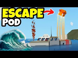 Adding AN ESCAPE POD | Ultimate Tsunami Boat, Stormworks (#6)