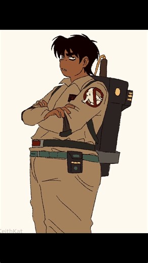 KeithKat🧃 on Instagram: "Who you gonna call? ☎️ i’ve been wanting to draw them as ghost busters for 2 months Day 21: Ghost - - - - - - - - - - tags #oc #ocart #originalcharacter #ghostbuster #ghostbusters #halloween #fall #inktober #art #digitalart"