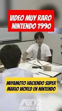 This is how video games were made in 1990 - Nintendo Shigeru Miyamoto very rare footage