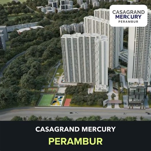 Perambur Apartments For Sale | Cont : 7358792424 | 5 BHK Floor Villa | Casagrand Mercury | Chennai