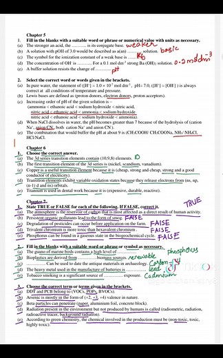 Grade12 Chemistry Textbook Objectives chapter 1 to 8