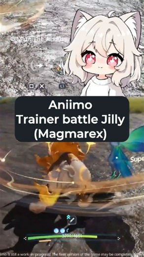 Aniimo Trainer battle Jilly (Magmarex) 🦋🌼
