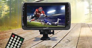 This 7-inch portable LCD TV is only $106 and you can take it anywhere