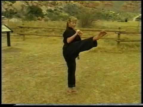 Stefanie Flowers Teaching Multiple Kicks