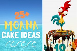 25  Cute and Creative Moana Cake Ideas For Your Next Party