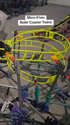 Ryan "TheKnexMaker" on Instagram: "Micro K'nex roller coaster trains launching next week! #knex #knexrollercoaster"