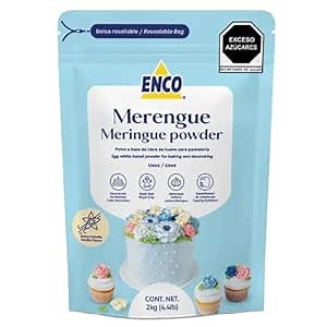 ENCO Meringue Powder 4.4 lb: Perfect for Royal Icing, Meringue Cookies, American Buttercream & more - Vanilla Flavor