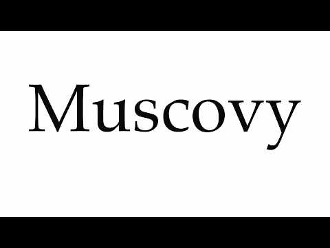 How to Pronounce Muscovy