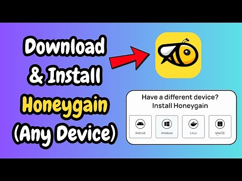 How To Download & Install Honeygain App