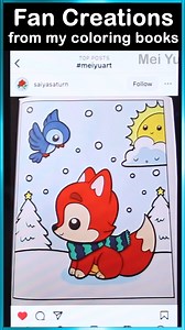 Featured Fan Colorings from My Coloring Books #meiyu #coloringbook #artreels #coloringreels #coloringbook #adventcalendarcoloringbook #fanart #fancoloring #artshorts #coloringshorts #coloringpages #coloringbooks #coloring 🌈📚🖍️Mei Yu's Book Store🌈📚🖍️ https://www.amazon.com/shop/meiyu 100 Books: Own Mei Yu's Coloring Books, How to Draw Books the art supplies she uses! | Mei Yu