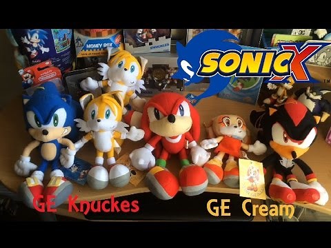(COMPLETE SET) Unboxing: Sonic X GE Cream and Knuckles Plushes!