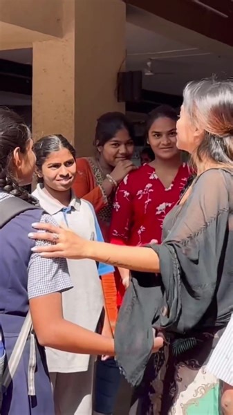 2.6M views · 203K reactions | The best gift one can give is the gift of education and I did the same celebrating my 11 million followers by sponsoring these lovely girls education! ❤️﫶 | Manisha Rani | Facebook