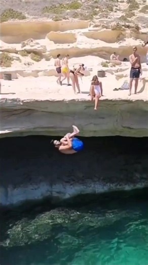 Cliff Jumping at St. Peter's Pool - Malta's Wildest Spot!