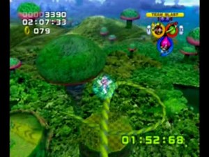 Sonic Heroes All A-ranks/120 Emblems - Team Chaotix Stage 9 - Frog Forest (extra mission)