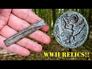 Metal Detecting World War 2 - AWESOME U.S. WWII Expert Infantry Badge FOUND!!
