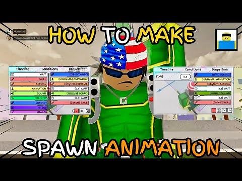 HOW TO MAKE CUSTOM SPAWN ANIMATIONS WITH SKILL BUILDER (JJS)
