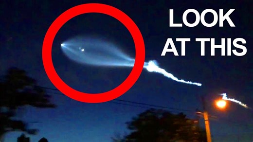 THE TRUTH ABOUT THE UFO SPACE X ROCKET LAUNCH