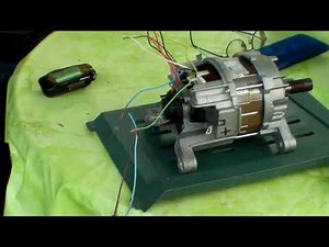 Waschmaschinenmotor anschließen