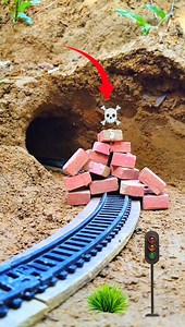 200K views · 1K reactions | Train Stuck in Tunnel! Bricks Collapse and Block the Railway | Dilip Nath Blog | Facebook