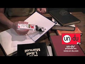 How to remove book stickers at school and public libraries with un-du®