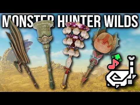 Monster Hunter Wilds - All Hunting Horns, Melodies & Songs